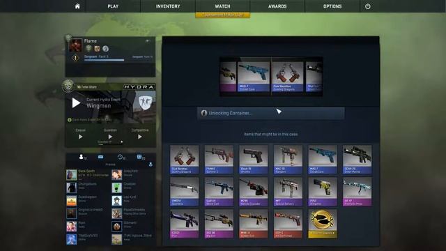 Csgo Unboxing Shadow case with Flame смотреть онлайн