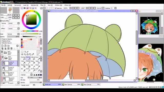 Raino - Speedpaint [Paint Tool SAI] смотреть онлайн