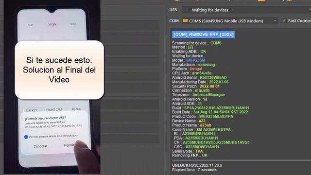 FRP Samsung ADB (*#0*# not working) New Segurity / Test mode por Unlocktool - SOLUCION смотреть онлайн