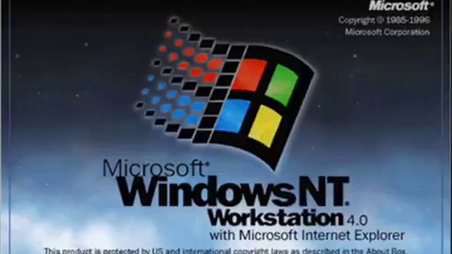 Windows NT 4.0 startup and shutdown sound смотреть онлайн