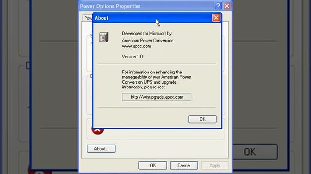 Windows XP Professional - Power Options Properties смотреть онлайн