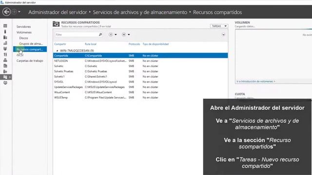 📁 CREAR CARPETA COMPARTIDA Windows server 2022 смотреть онлайн