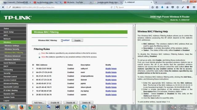 stop wifi hacking s using mac filtering смотреть онлайн