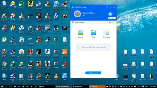 How to send files from PC to Android devices using ShareIt смотреть онлайн