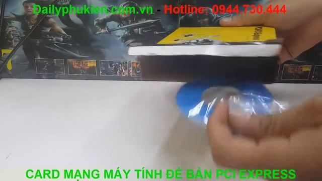 CARD MẠNG MÁY TÍNH ĐỂ BÀN | PCI ex to Lan | Card chuyển pci express sang lan смотреть онлайн