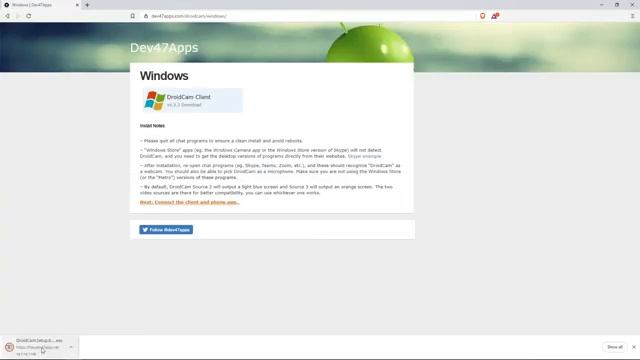 How to: Use your phone as a webcam, for free! смотреть онлайн