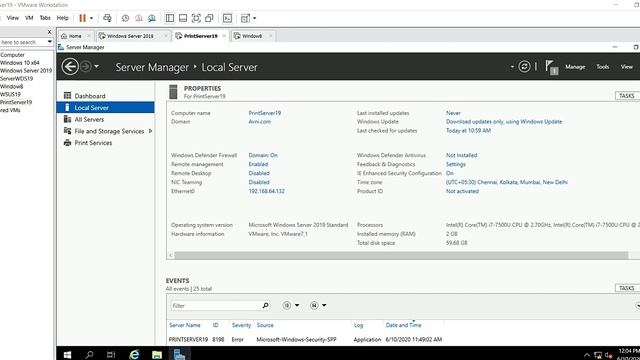 Window Server 2019 Training | How to Install and Configure Print Server -2019 (Hindi-20) смотреть онлайн