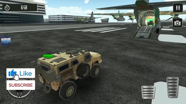 Tanks & Army Vehicles Transporter Truck Simulator #2 - Android Gameplay смотреть онлайн