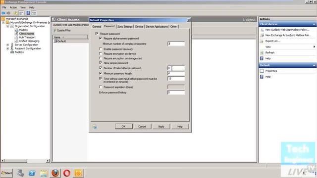 Configure Exchange ActiveSync Mailbox Policies in Exchange Server 2010 смотреть онлайн