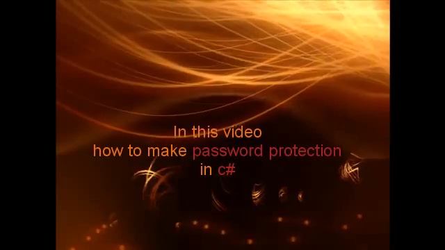 Password in c#.mp4 смотреть онлайн