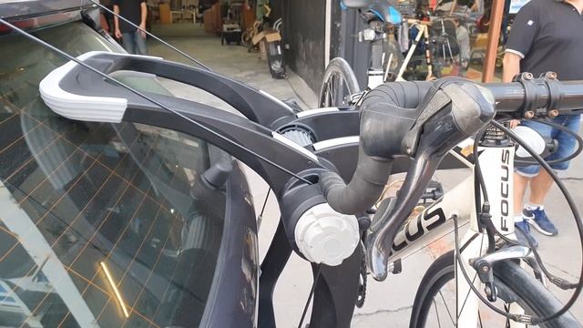 BMW X5 แร็คจักรยาน เกี่ยวฝากระโปรงท้ายรถ thule raceway 991 ใส่จักรยาน 2 คัน มีกุญแจ lock смотреть онлайн