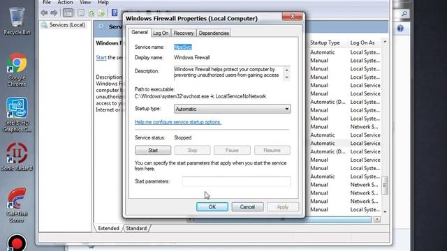 windows Firewall error смотреть онлайн