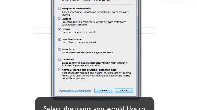 How to clear your browsing history in IE9 смотреть онлайн