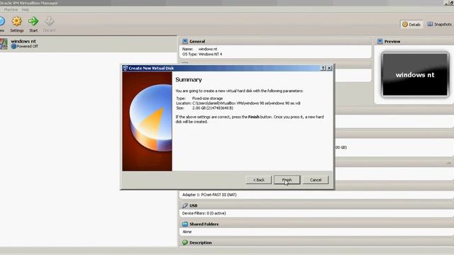 Virtual Box Tutorials.. Windows 98 se Part 1 = Setting up the virtual machine смотреть онлайн