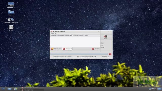 Cuarentena en nuestro Antivirus o Eliminar смотреть онлайн