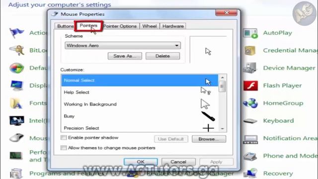 Change your Mouse Pointer/Cursor in Windows смотреть онлайн