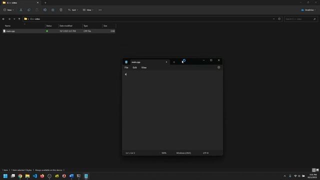 C++ Hello World on Windows WSL смотреть онлайн