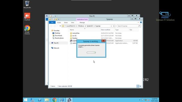 Fixed | The Domain Join Cannot be Completed because the SID of The Domain | Usman IT Solution | смотреть онлайн