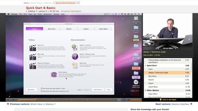 Sibelius: Quick Start & Basics смотреть онлайн