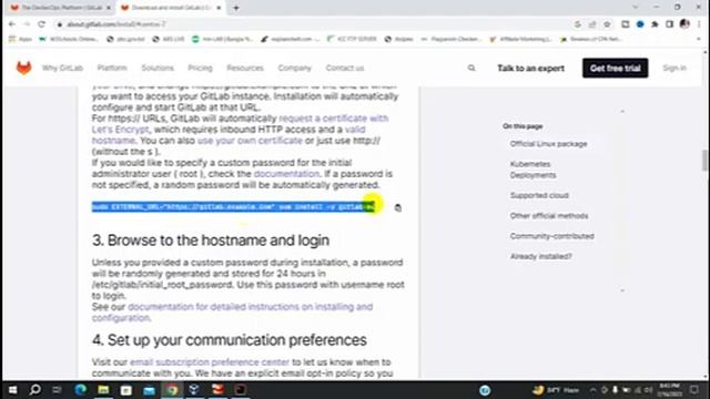 How To Install GitLab On Centos 7 | Install And Configure GitLab. смотреть онлайн