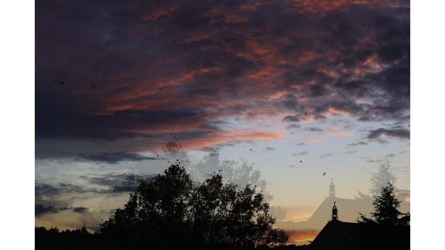 Beautiful sunset view from my window 🌇🌇 # Manosque, France. смотреть онлайн