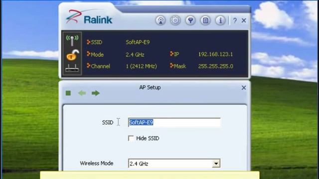 Procedure on how to set up WL0221 Access Point using Windows XP смотреть онлайн