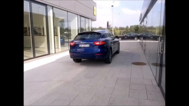 Maserati Levante S and Lamborghini Aventador LP750-4 SV Roadster, Katowice смотреть онлайн