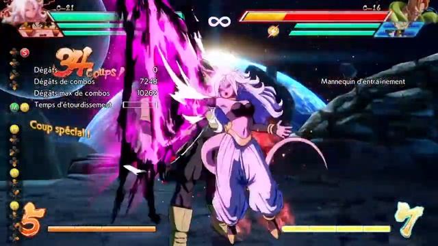 DBFZ Android 21 10K Spark lvl1 assist Yamcha Boo смотреть онлайн
