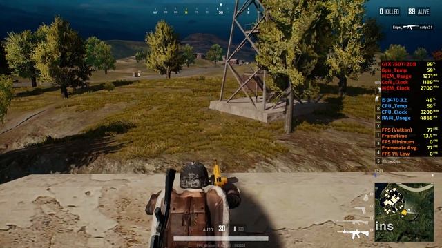 PUBG LITE | GTX 750Ti 2GB | i5 3470 3.2 | 1080p 2021 смотреть онлайн