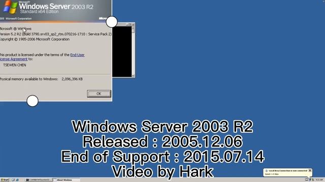 Windows History with Never Released Versions Collection - Windows Server 2003 R2 смотреть онлайн