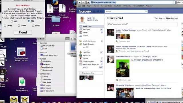FaceBook Chat Flooder for Mac смотреть онлайн