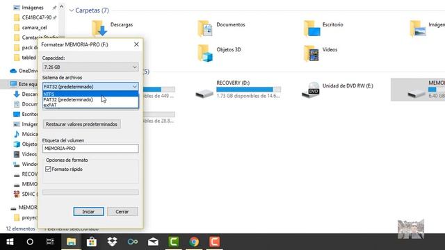 Formatear Memoria FAT32 VS NTFS VS exFAT en, Windows 10!!!! смотреть онлайн