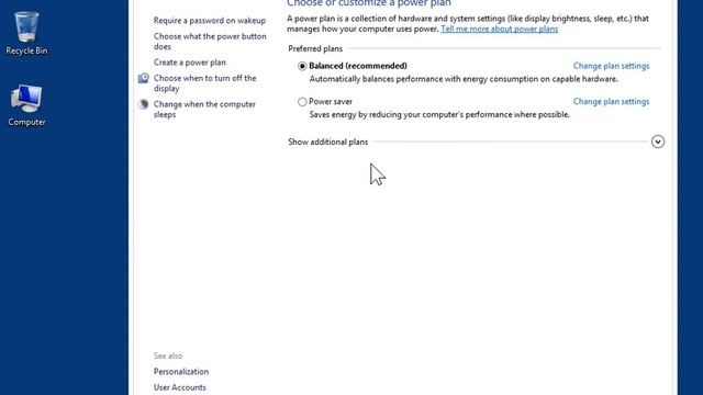 Windows 8.0 Configure Windows to Prompt for a Password When Exiting Standby or Hibernation смотреть онлайн