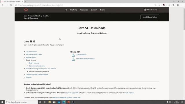 Java Development Kit auf Windows 10 installieren смотреть онлайн