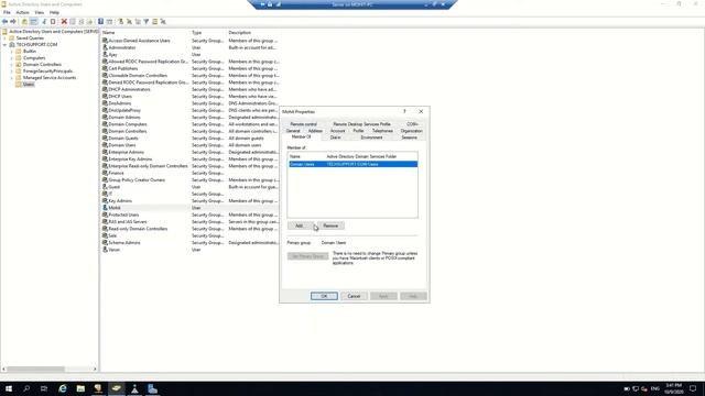 Create Domain Users & Groups on Microsoft Windows Server 2019 смотреть онлайн