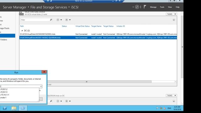 How to add shared drive though iscsi in windows cluster смотреть онлайн