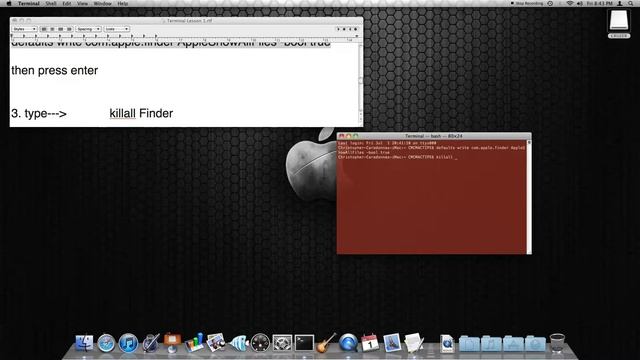 Terminal Lesson 1 : Unhide Hidden Files смотреть онлайн