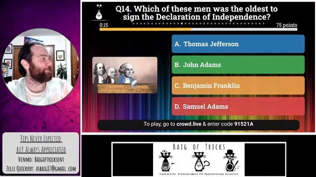 Baig of Tricks Trivia Online (Kiwanis Club of Wellington) - 9/15/2021 смотреть онлайн