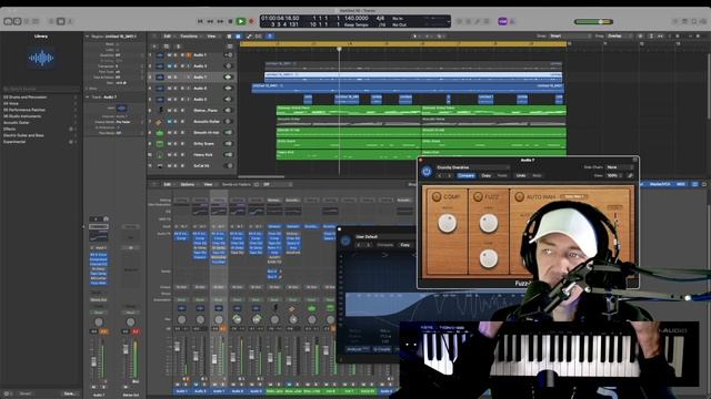 FUZZ WAH Effects In Logic Pro X смотреть онлайн