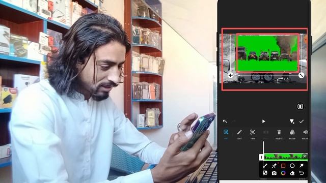 Green Screen || Action Films Shooting || Train Video Edit Inshot Mobile App смотреть онлайн