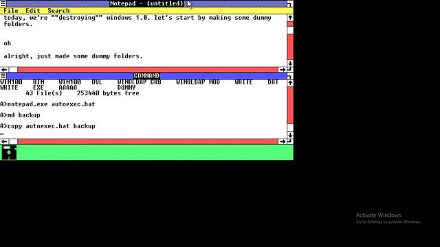 ""Destroying"" Windows 1.0 смотреть онлайн
