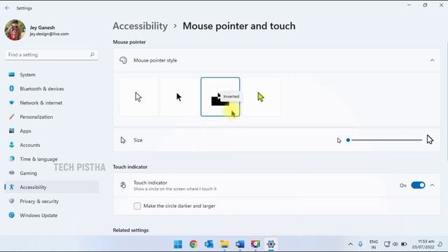 How to Change Mouse Cursor Size and Style on Windows 11 смотреть онлайн