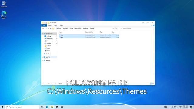 How to set as default a CUSTOM Wallpaper [Windows 10 / 11] | EdNic209 смотреть онлайн