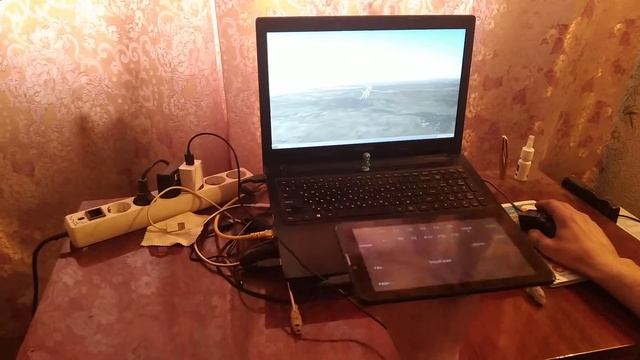 Джойстик из планшета для авиосимулятора смотреть онлайн