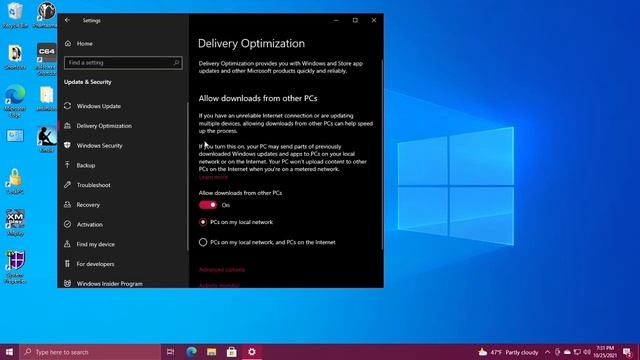 Turn Off File Sharing (Delivery Optimization) In Win10 смотреть онлайн