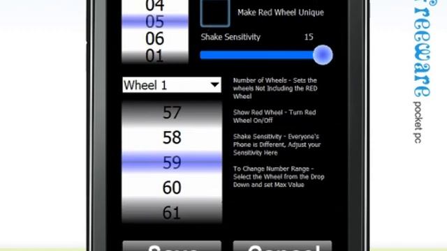 Shake&Win Lottery Number Generator for Windows Mobile Phones смотреть онлайн