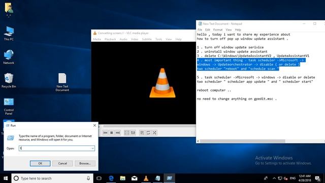 Turn off pop up wiindow 10 update Assistant смотреть онлайн