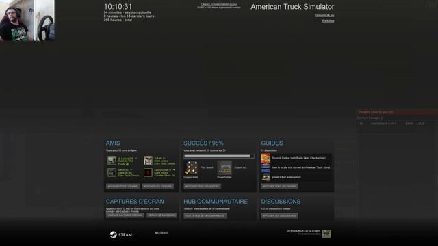 de retour sur ATS en Live suite au plantage du jeux смотреть онлайн