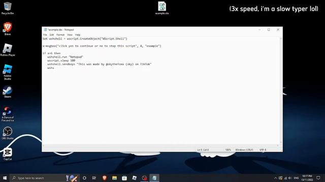 How to create a script that types by itself смотреть онлайн