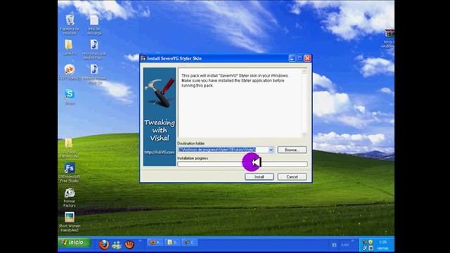 TEMA DE WINDOWS 7 PARA XP + DESKTOP ICON TOY +PORTABLE TRANSBAR смотреть онлайн